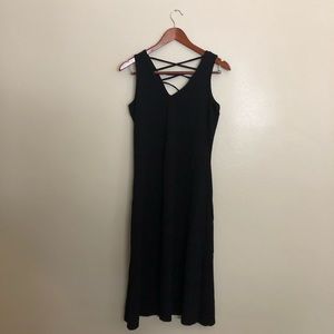 🌸August Silk Black Maxi Dress